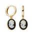 Penelope Gold Cameo Hoop Earrings - Shop Cameo Ltd