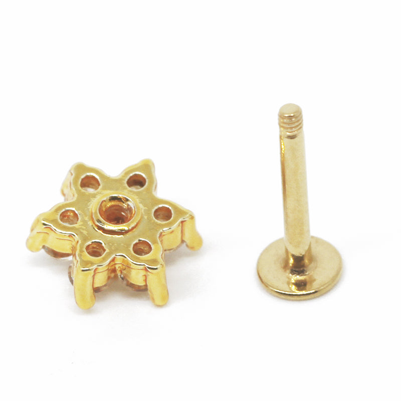Gold Flower Stud - Shop Cameo Ltd