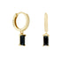 Jude Black & Gold Hoop Earrings - Shop Cameo Ltd