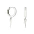 Taylor Silver Spike Hoop Earrings - Shop Cameo Ltd