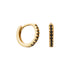 Brittany Black & Gold Huggies - Shop Cameo Ltd