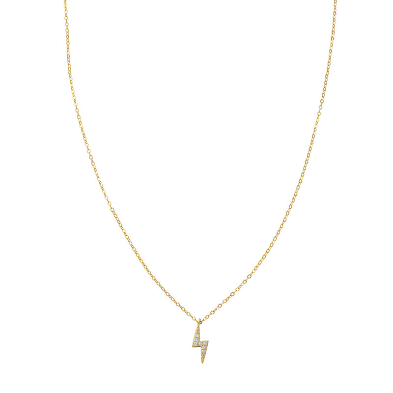 Betsey Lightning Bolt Necklace Gold - Shop Cameo Ltd