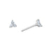silver tara stud earrings