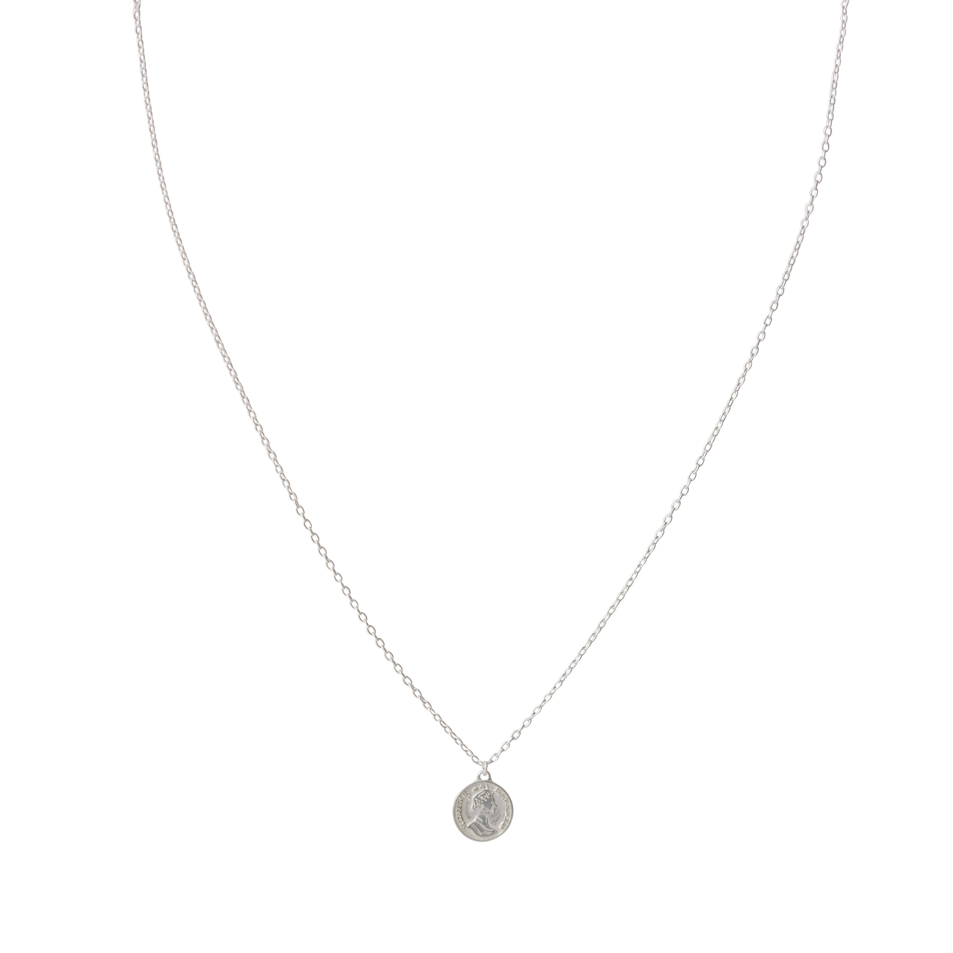 Keira Coin Silver Necklace - Shop Cameo Ltd