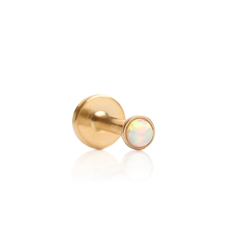 Gold Opal Labret - Shop Cameo Ltd
