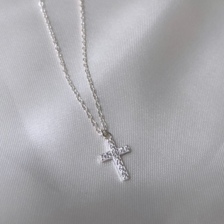 Sadie Cross Silver Necklace - Shop Cameo Ltd