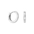 Nora Plain Silver Midi Huggies - Shop Cameo Ltd