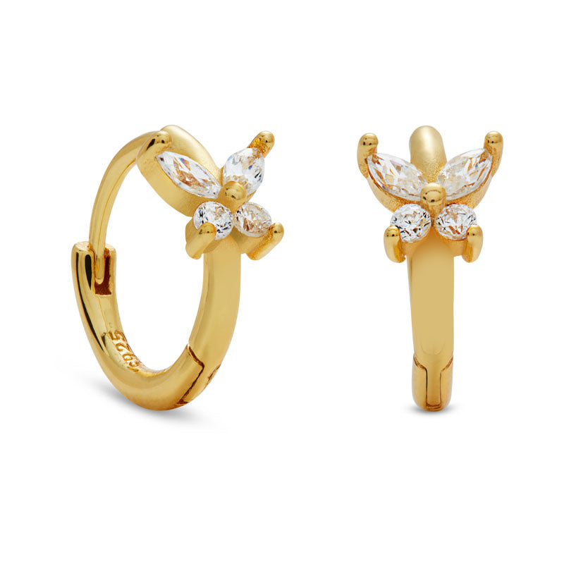 Gold Butterfly Huggies