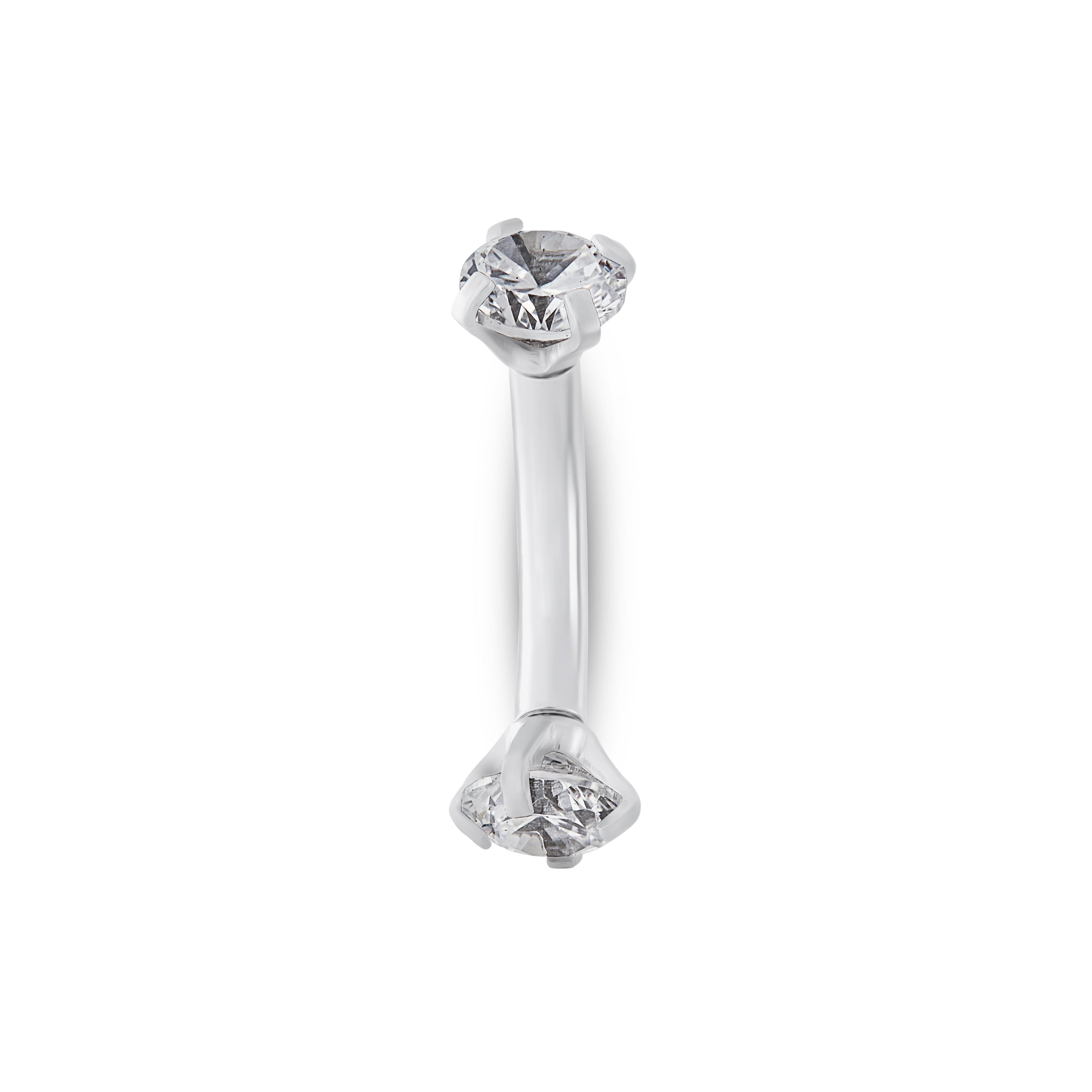 Silver Gem Rook Bar - Cameo