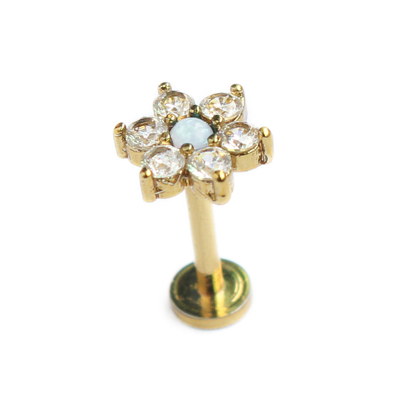 Gold Flower Stud - Shop Cameo Ltd