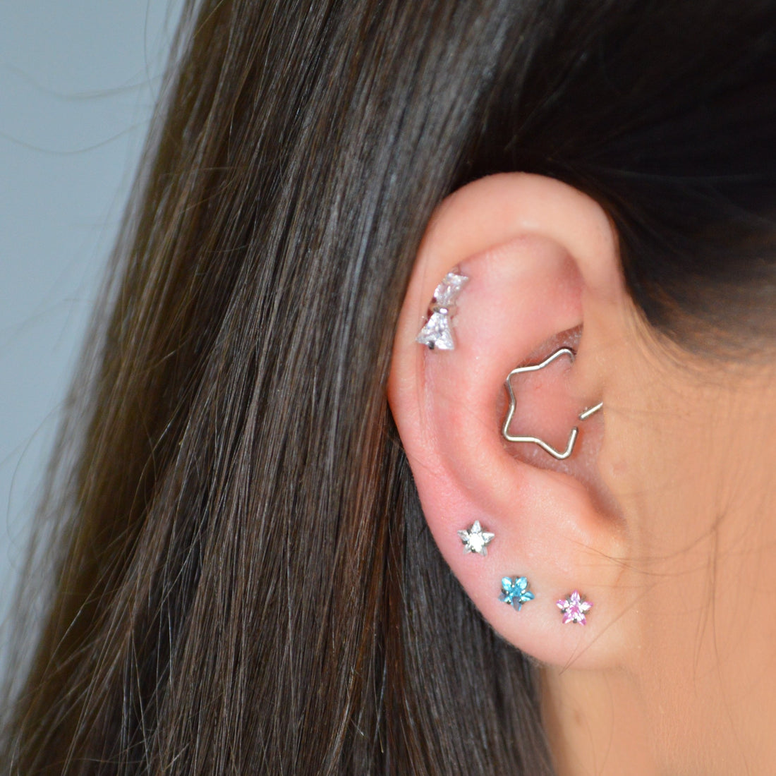 Silver Bow Stud - Shop Cameo Ltd