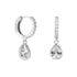 Frankie Silver Teardrop Hoop Earrings - Shop Cameo Ltd