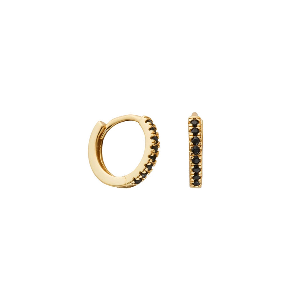 Imogen Gold &amp; Black Midi Huggies - Shop Cameo Ltd