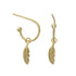 Grace Gold Feather Hoops - Shop Cameo Ltd