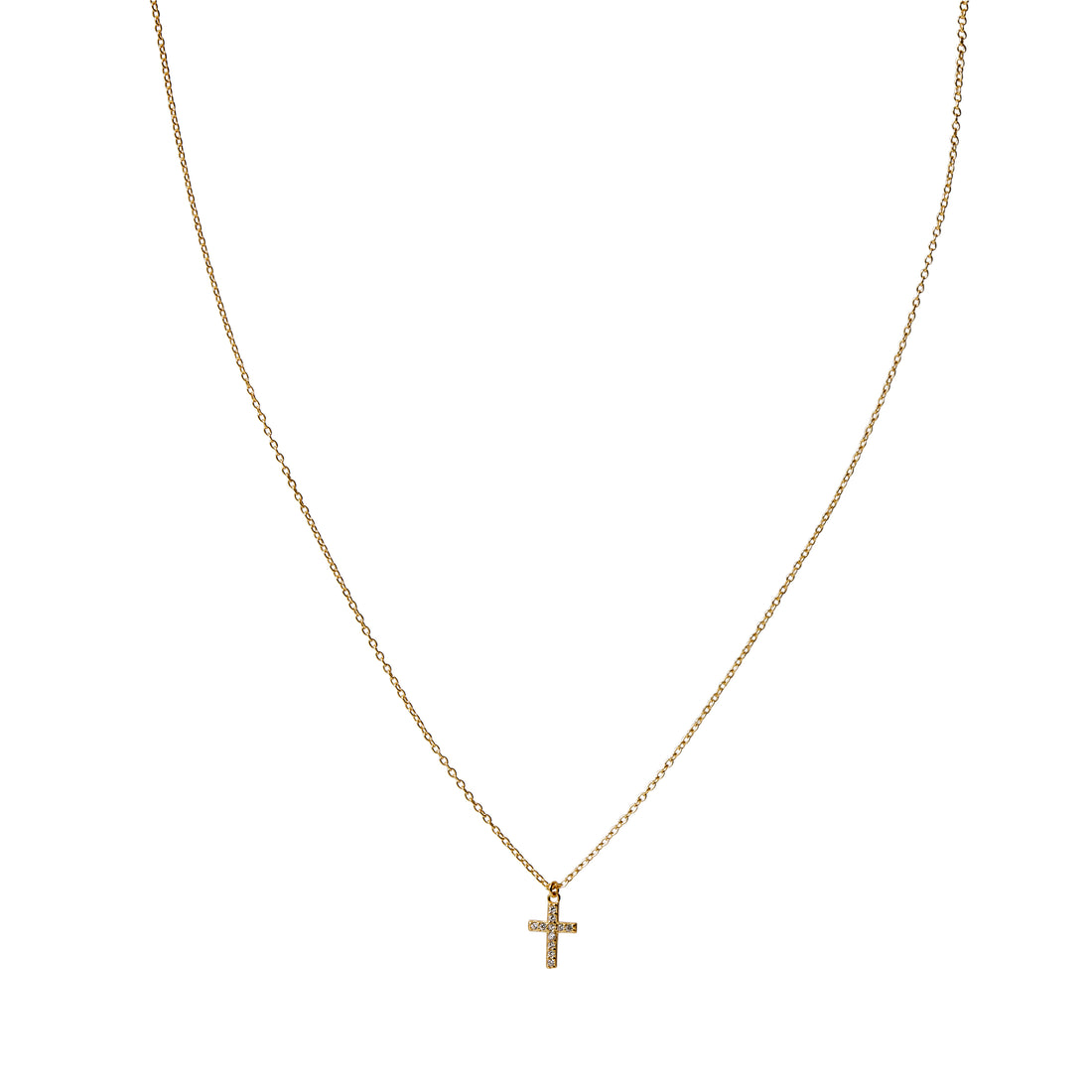 Sadie Cross Gold Necklace - Shop Cameo Ltd