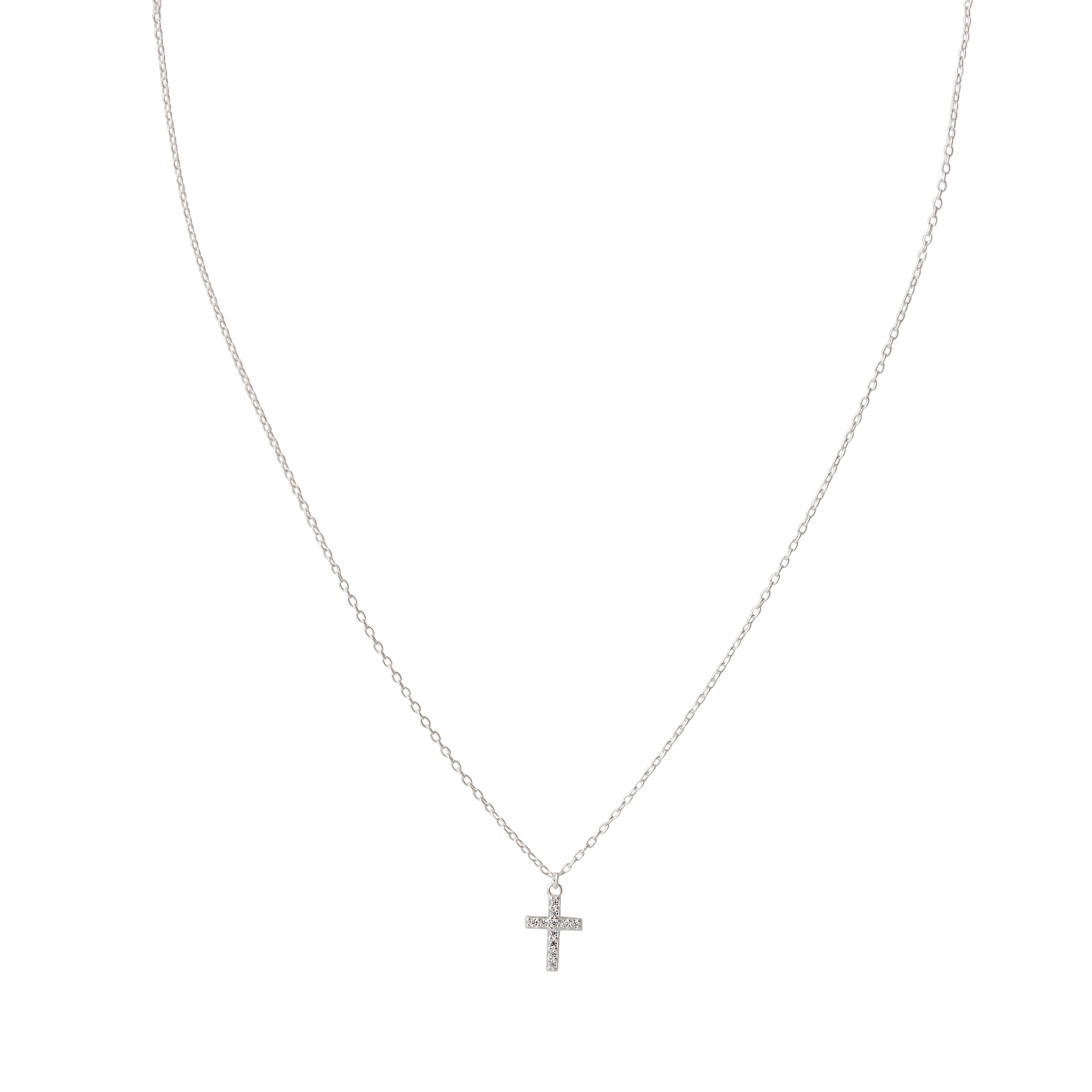 Sadie Cross Silver Necklace - Shop Cameo Ltd