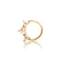 Gold Heart Segment Ring - Shop Cameo Ltd