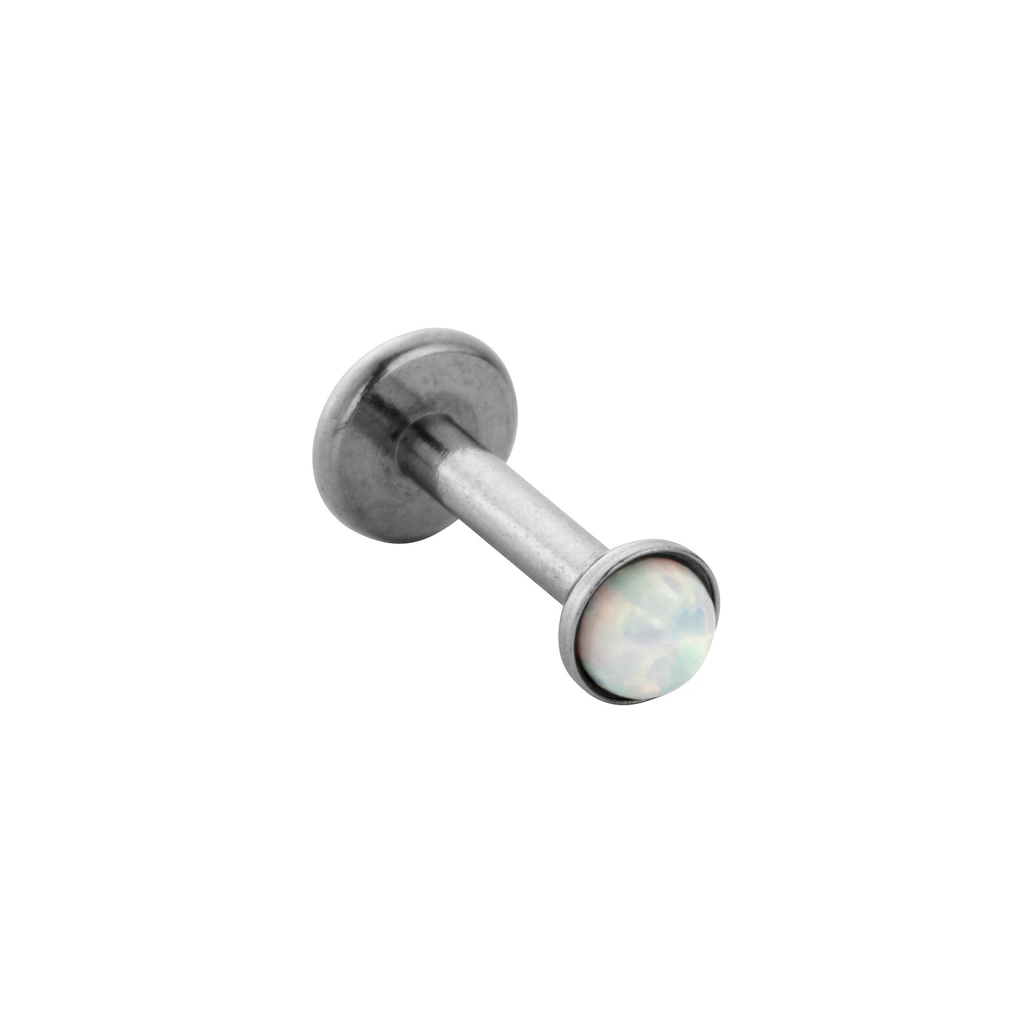 Silver Opal Labret - Shop Cameo Ltd