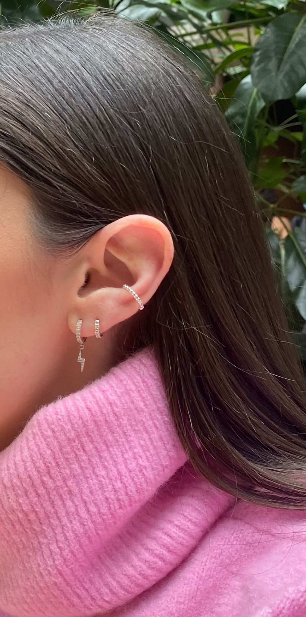 Emma Silver Rope Ear Cuff - Shop Cameo Ltd