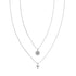 Megan Coin & Cross Silver Necklace - Shop Cameo Ltd