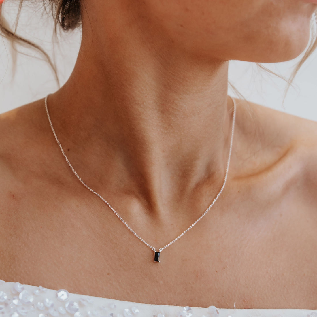 Jude Black & Silver Necklace - Shop Cameo Ltd