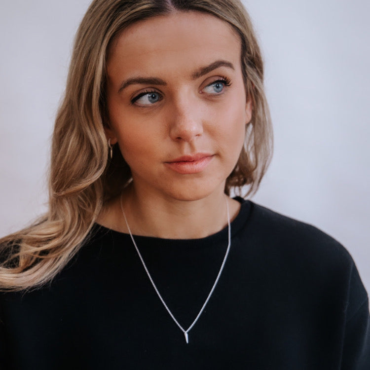 Vivienne Spike Necklace Silver - Shop Cameo Ltd