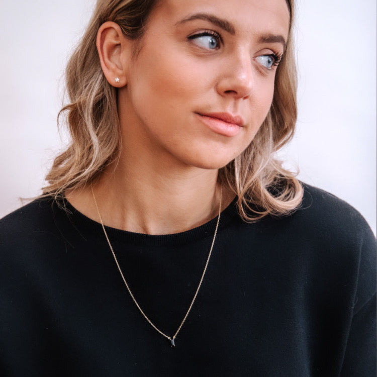 Jude Black & Gold Necklace - Shop Cameo Ltd