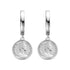 Silver Coin Hoop Earrings - Shop Cameo Ltd