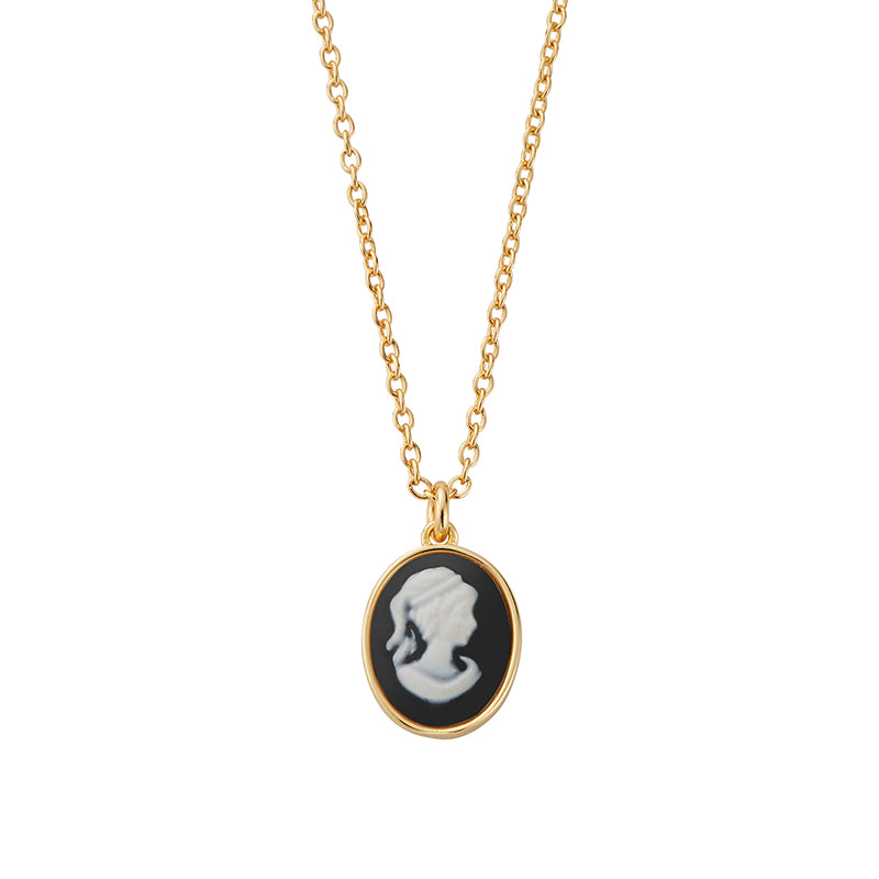 Penelope Gold Cameo Necklace - Shop Cameo Ltd
