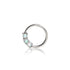 Silver Opal Segment Ring - Shop Cameo Ltd